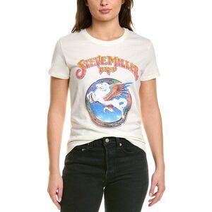 NWOT. Prince Peter Womens  Steve Miller Band Rainbow Horse T-Shirt, White. XL